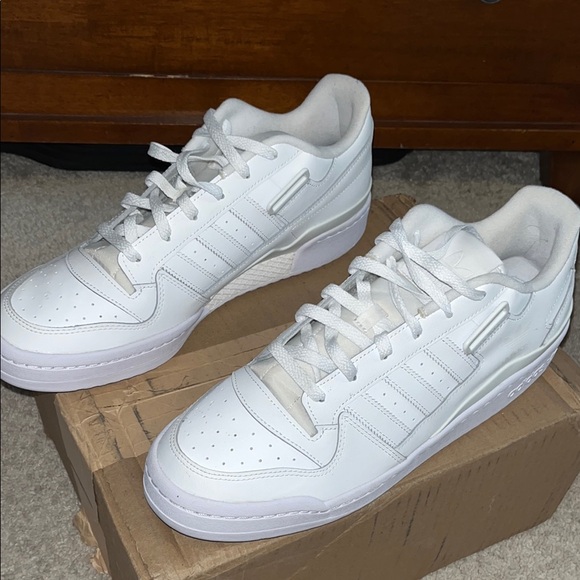 Adidas forum low shoes Cloud White US 13 - Picture 5 of 12